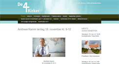 Desktop Screenshot of 4kirker.dk